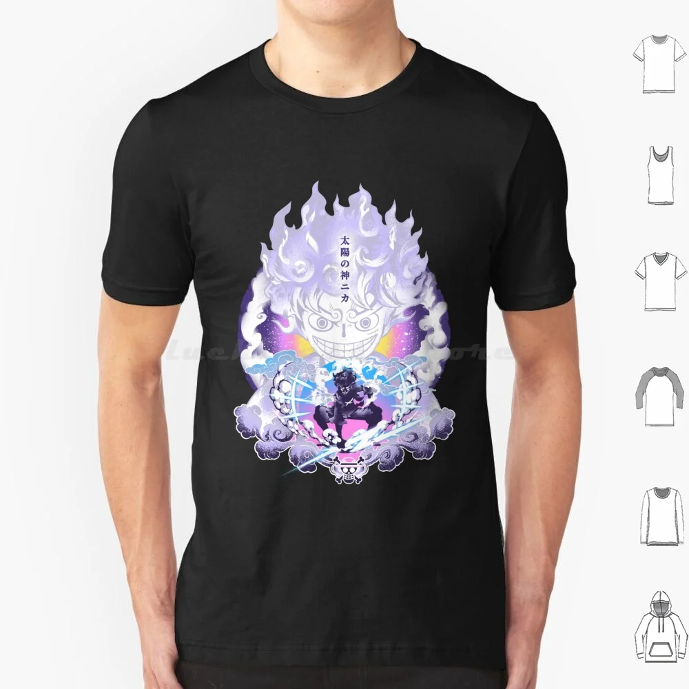 Awakening Gear Five T Shirt Men Women Kids 6xl Luffy Gear 5 Nika Joy Boy Monkey D Luffy Strawhat Pirates Haki Gomu Gomu Pirate