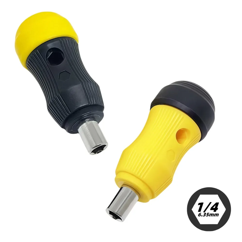 Mini-Schraubendreher-Set mit Phillips-/Quadrat-/HEX-/Torx-Bits mit hoher Härte, 25 mm lang, multifunktional, 1/4-Zoll-Sechskant-Schraubendreher, Handwerkzeuge – Detail 8