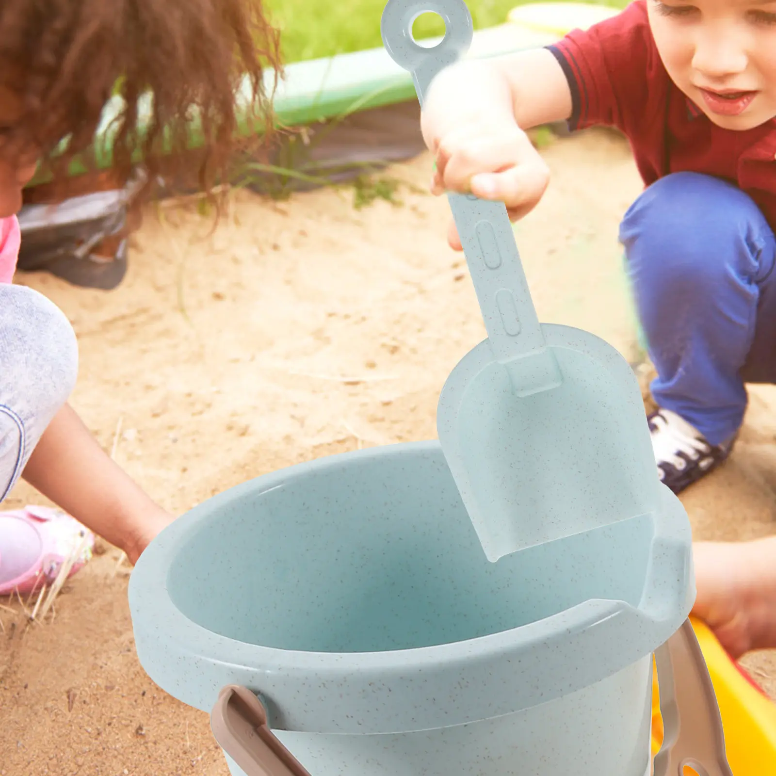 1Set Beach Sand Play Set Small Watering Can Rake Shovel Bucket Improve Creativity Imagination Gift Beach Toys Sand Toy