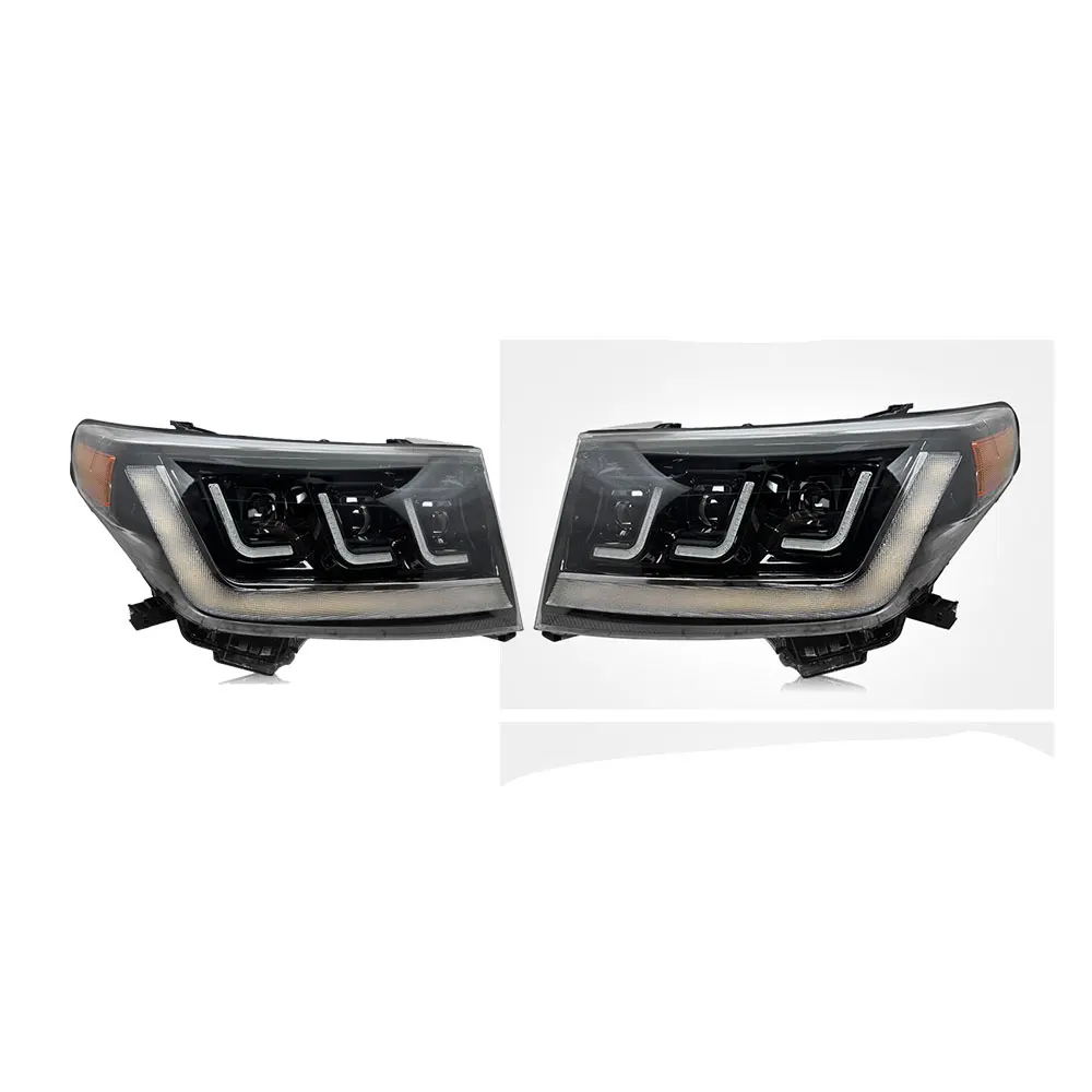 

A Pair Car LED Headlight Assembly 81185-60F20 81145-60F20 For Toyota Land Cruiser LC200 2007 to 2015