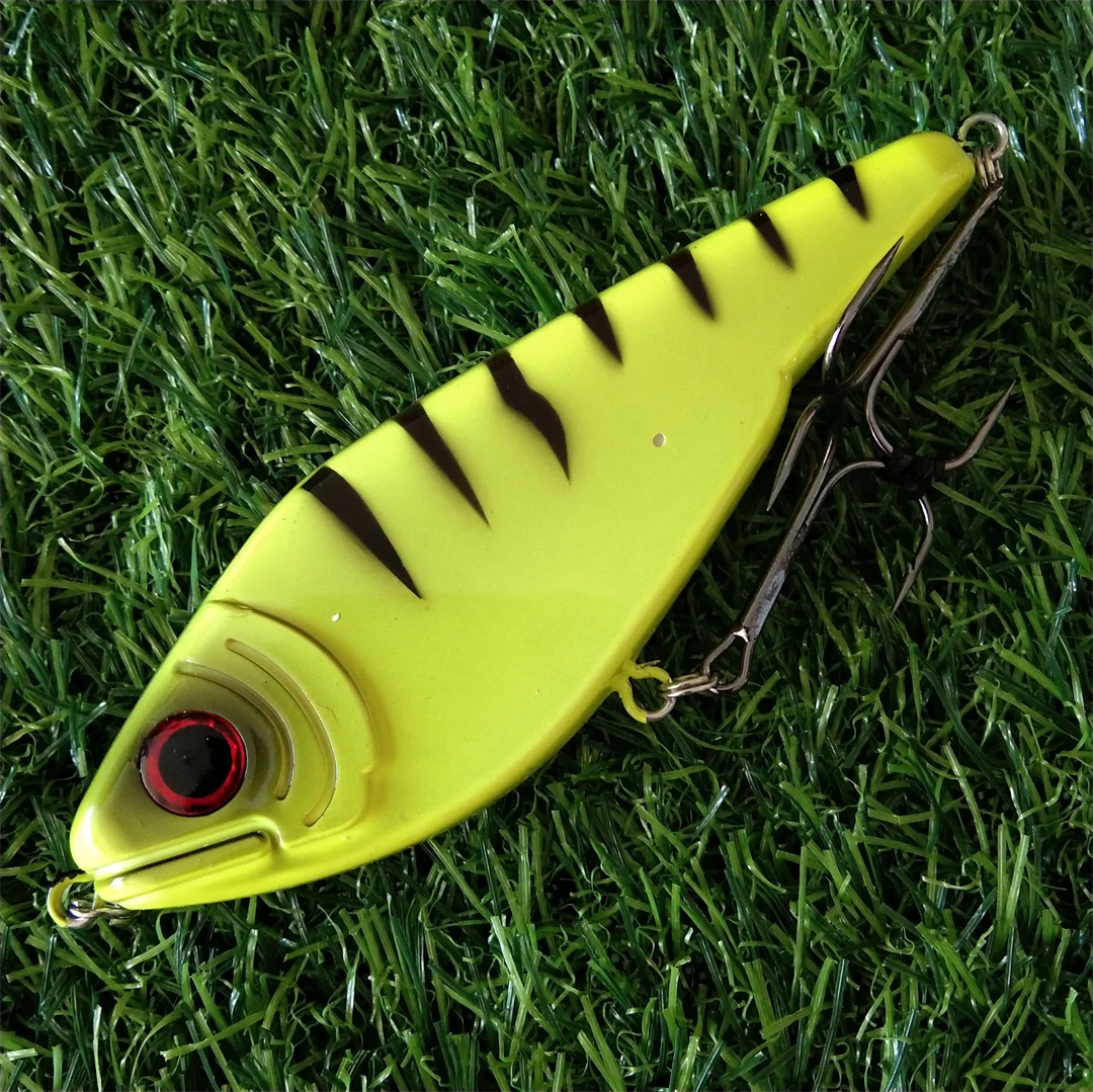 1pc 12cm 51.8g Sinking Rattle Popular Pike Hard Jerk Bait Crankbait Fishing Lure Wobbler Bass Tackle