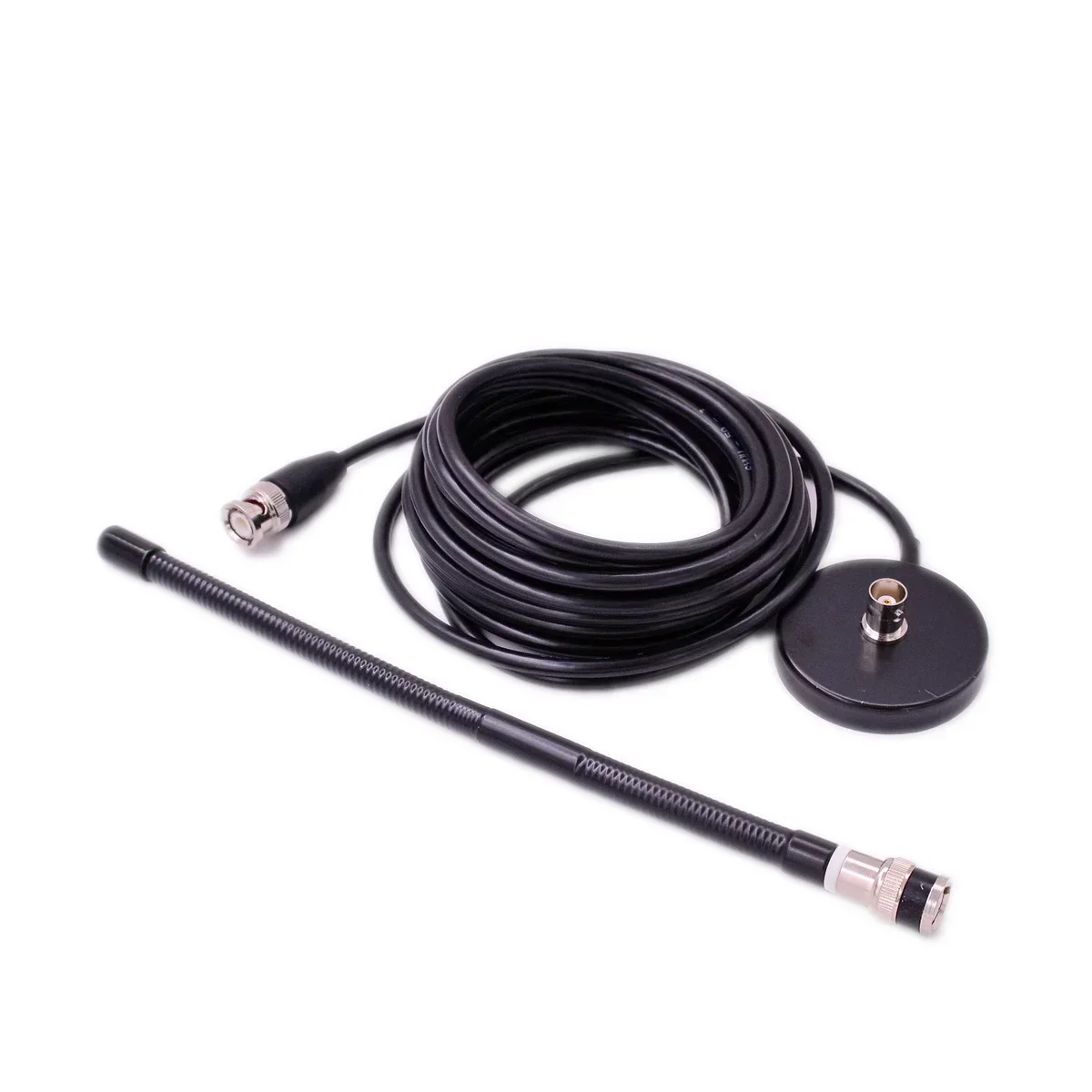 Antena móvel flexível macia CB Band, Base magnética, Conector BNC para ICOM V8 V80E HAM Radio Aerials, 27MHz