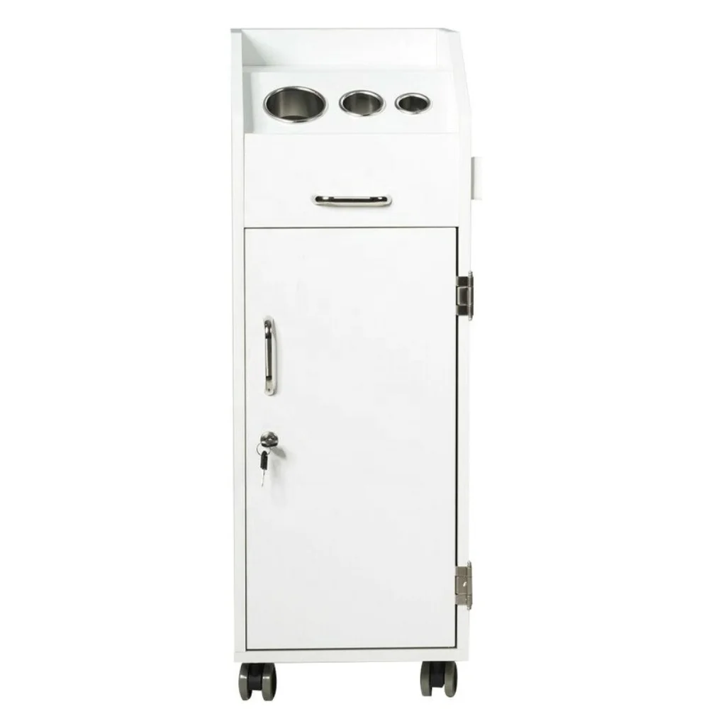 عربة صالونات التجميل المعدنية Wayfair بسعر رخيص، عربة صالون الشعر المتينة، عربة عمل لصالونات الحلاقة #5