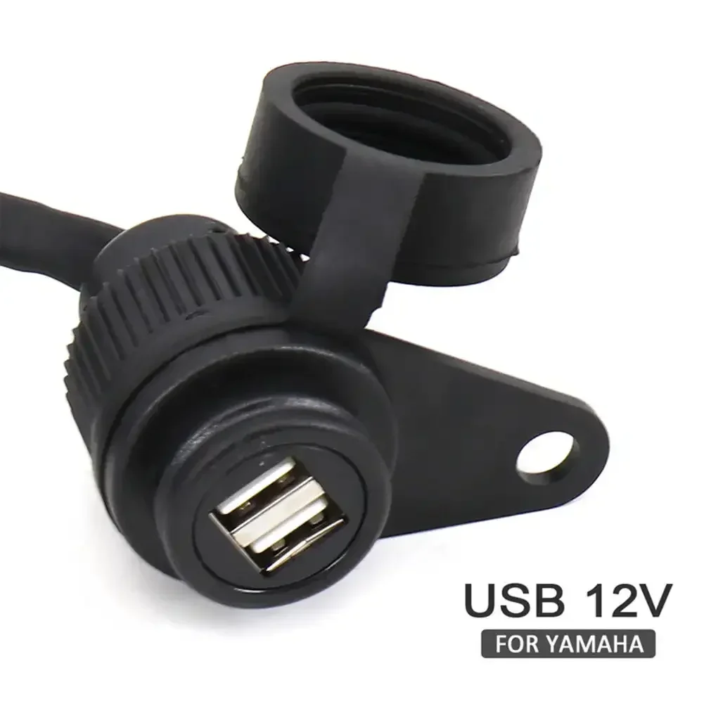 

Двойной USB-разъем для зарядного устройства, адаптер для зарядки YAMAHA MT09 MT-09 SP FZ09 XSR900 XSR 900 Tracer 900 9 GT 9GT 900GT, аксессуары