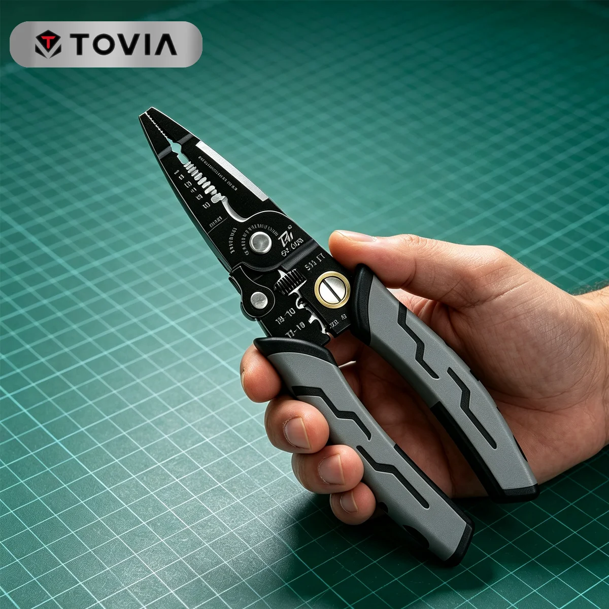 Multi Functional Wire Stripper and Crimper Tool Crimp Cutting Pulling Wires Cable Electrician Scissors Professional Tools