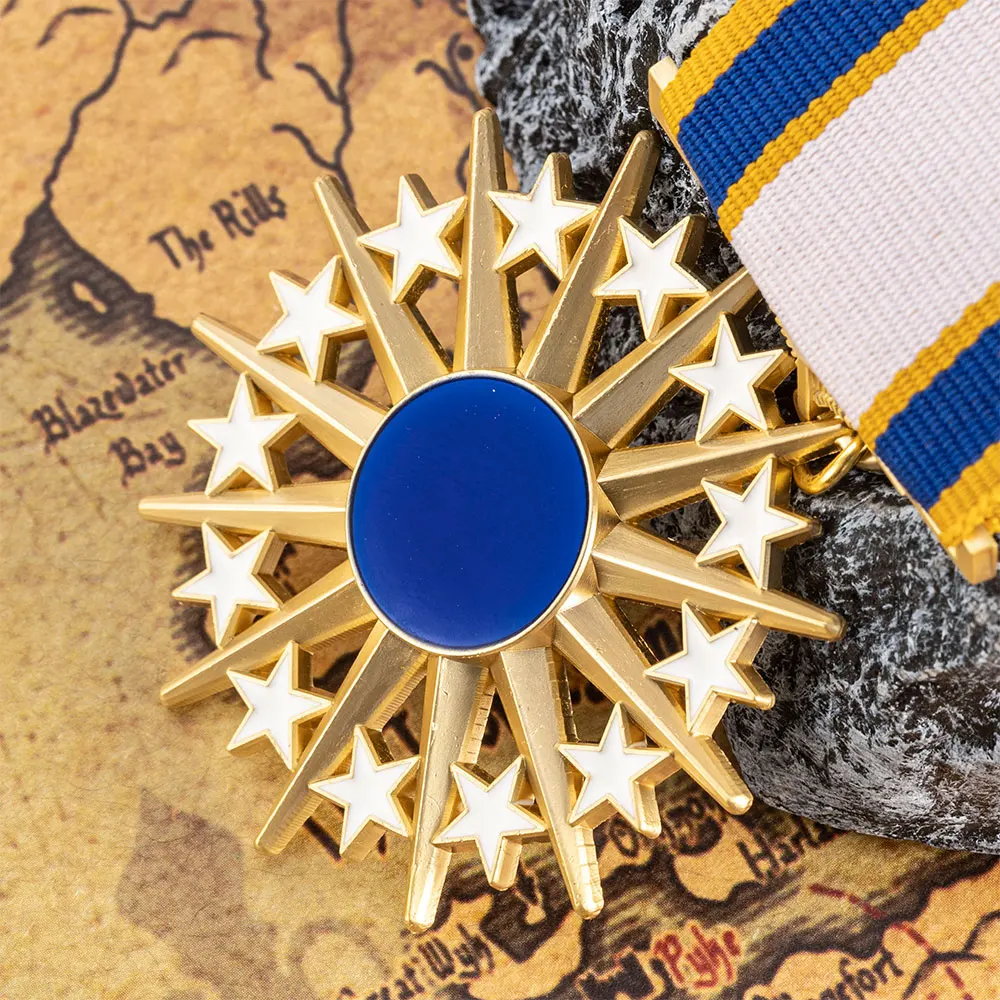 US Vietnam Air Force Outstanding Service Medal Pendant Badge Military Ribbon Pins Decoration Crafts Collection Gifts