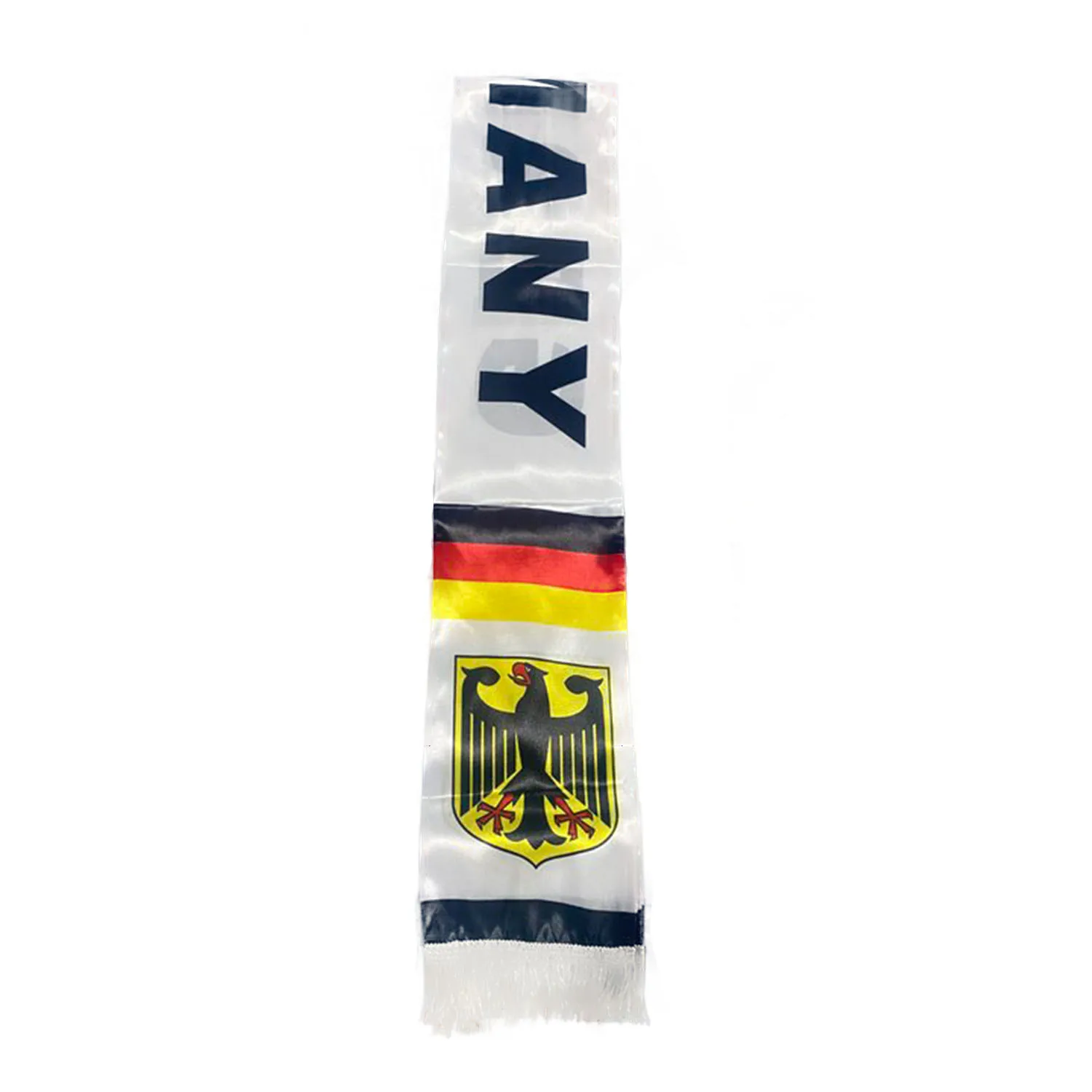 15x150cm Double Side Printing Satin Football Soccer Fans Germany Scarf flags banner
