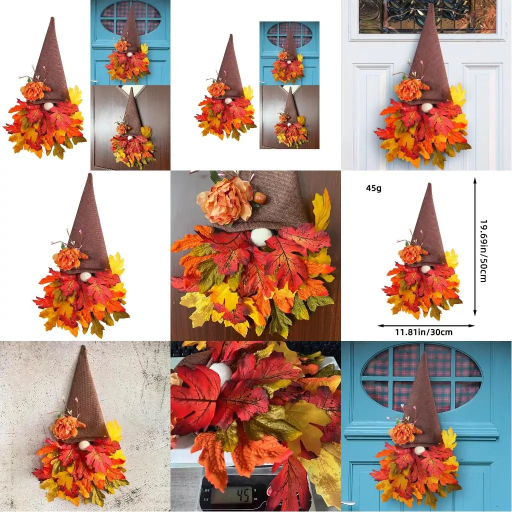 Versatile Maple Door Ornament Perfect for Indoor Walls or as Centerpiece Warm and Inviting Atmospheres for Office