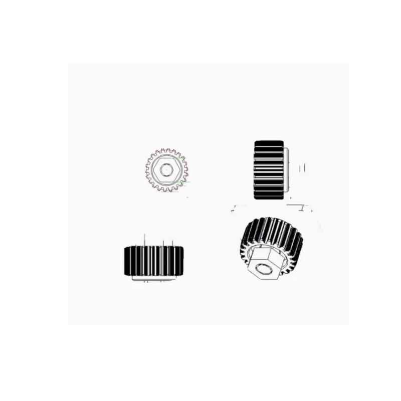 Imagem -02 - Bidirectional Gear Damping Shaft Drive Hardware Par Suporte do Braço Basculante Parar em Qualquer Torque Comum 0.112nm Ajustável