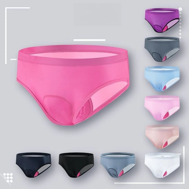 Women's Cycling Underwear with Silicone Pad for Moisture Wicking, Breathable, Dynamic Cycling Quick Drying Hip Protection Pants