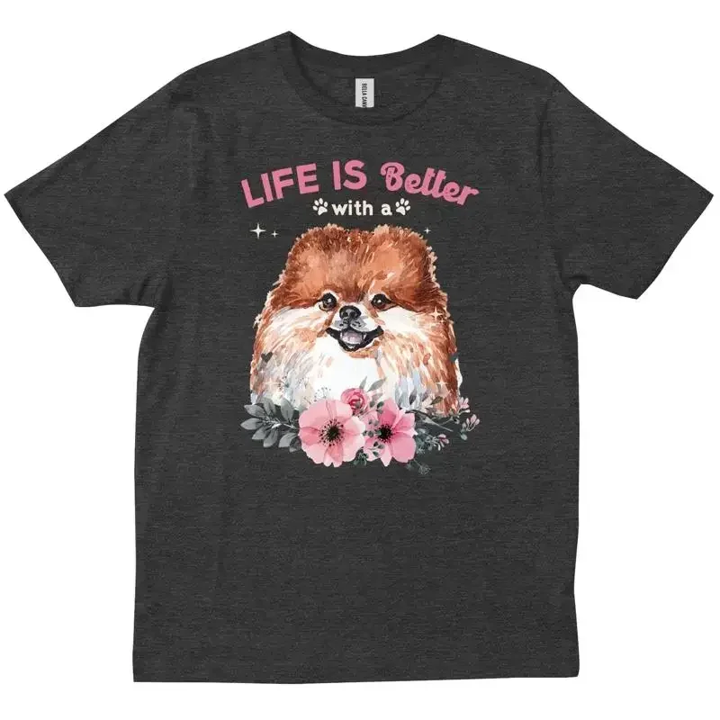 Funny Dog Mom Dad Pomeranian For Lover Owner Momma T shirt