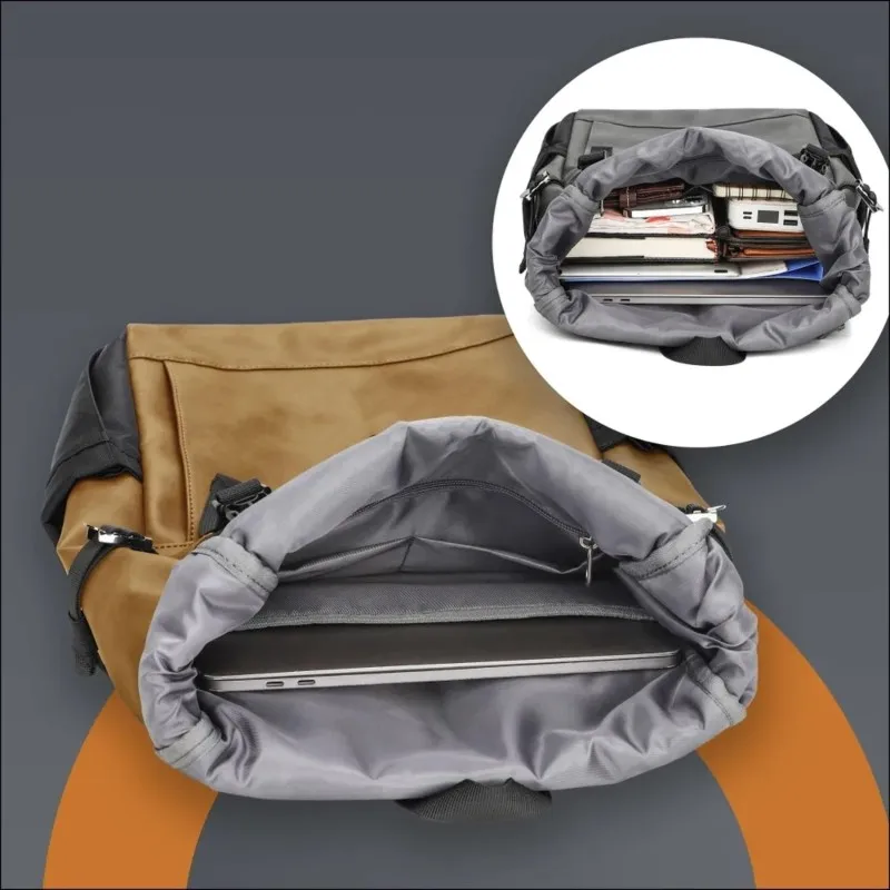 ABRT-Adjustable Rolltop Backpack-19 To 24L Capacity-Waterproof Design, Fits 15.6