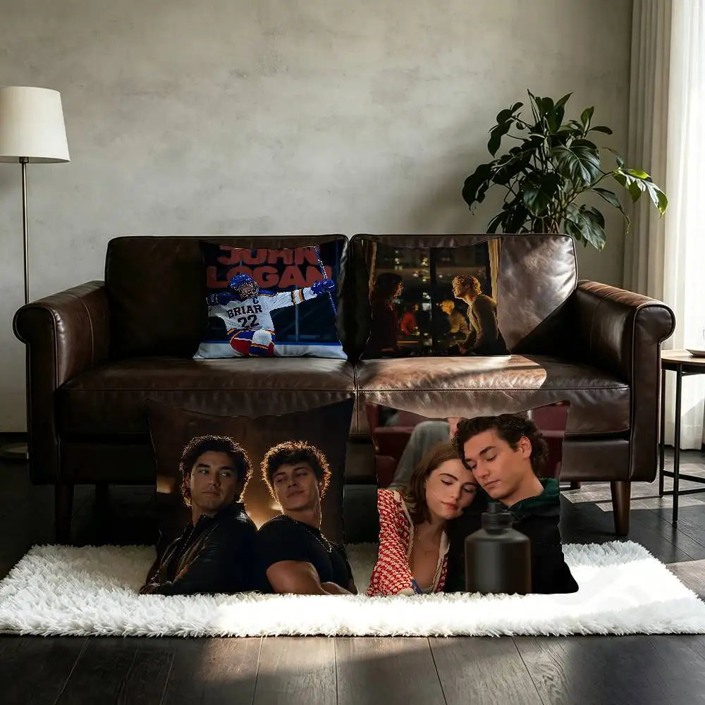O-Off Campus TV Series pillowcase casual style decoration, suitable for home decoration (excluding pillow core)