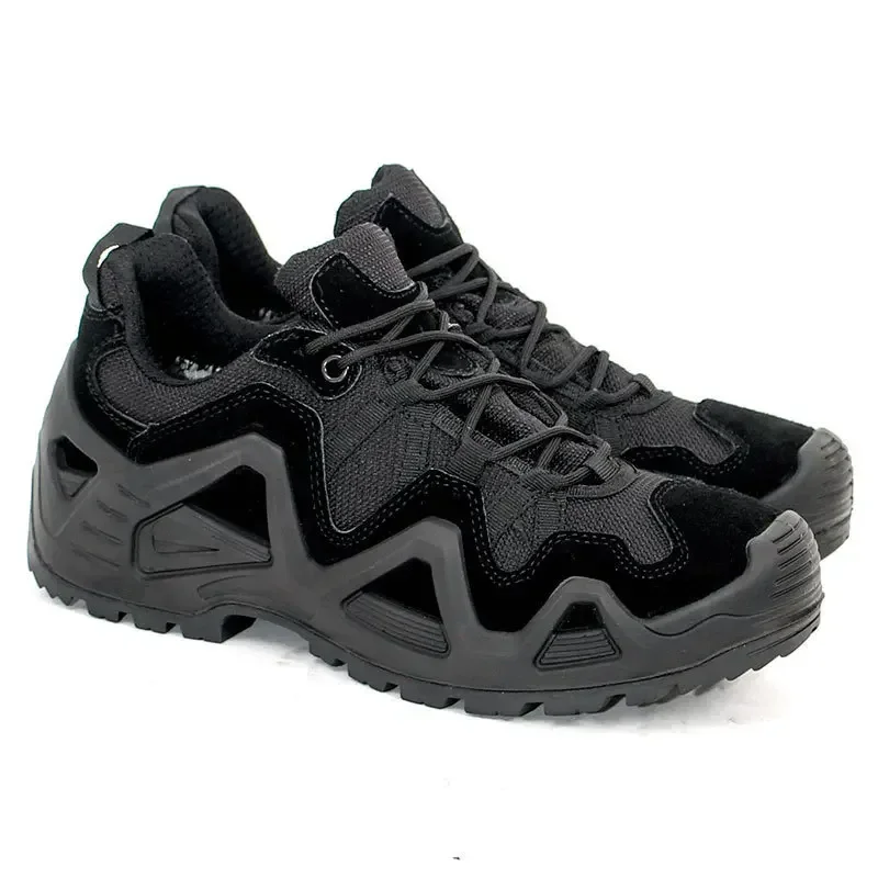 Fans Outdoor Mens Hunting Hiking Tactical Desert Boots Male Field Hunting Hiking Climbing Training Non-slip Sports Shoes