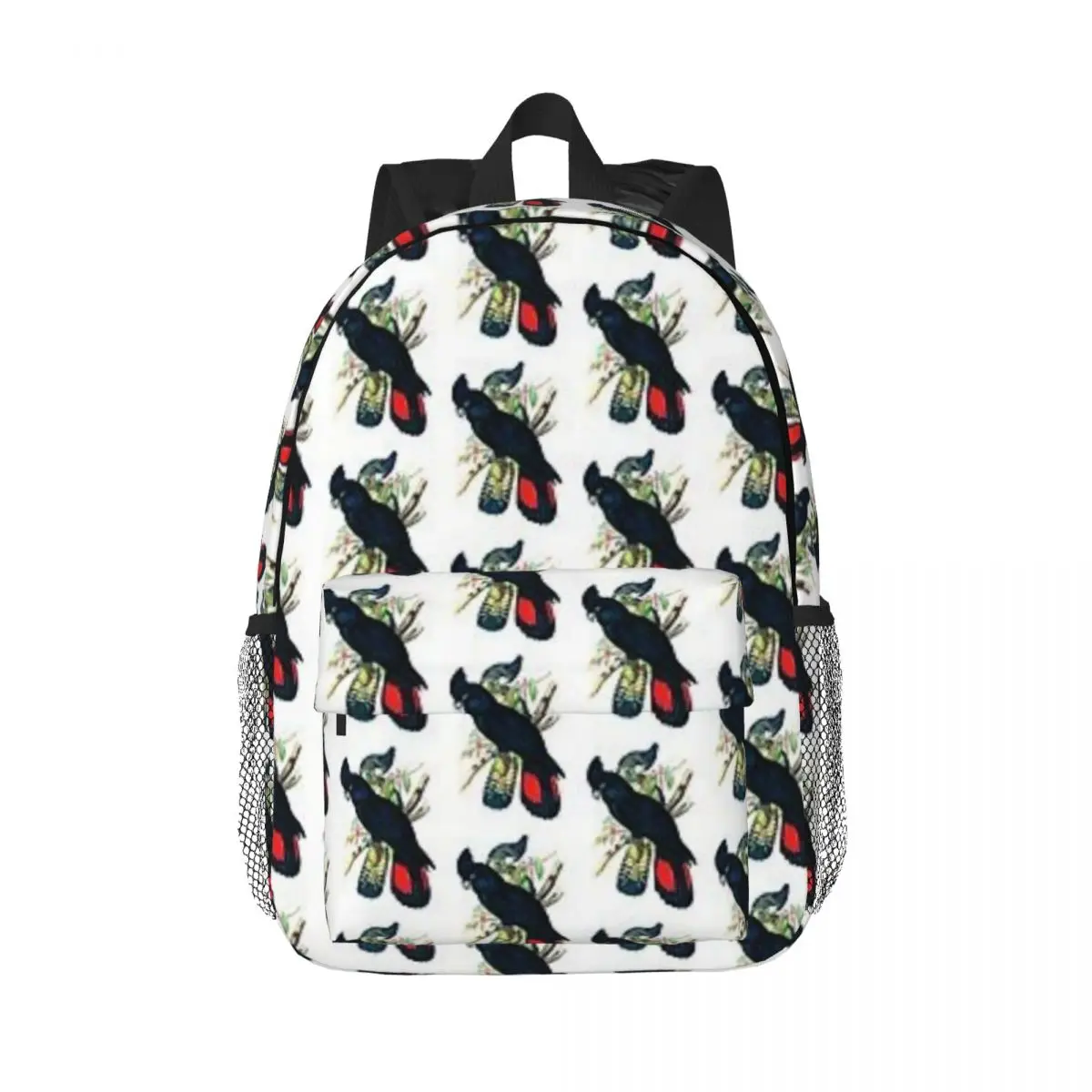 

New Fashion Australian Banksian Black Cockatoo Waterproof Backpack Trendy Girls Boys Laptop School Book Bag