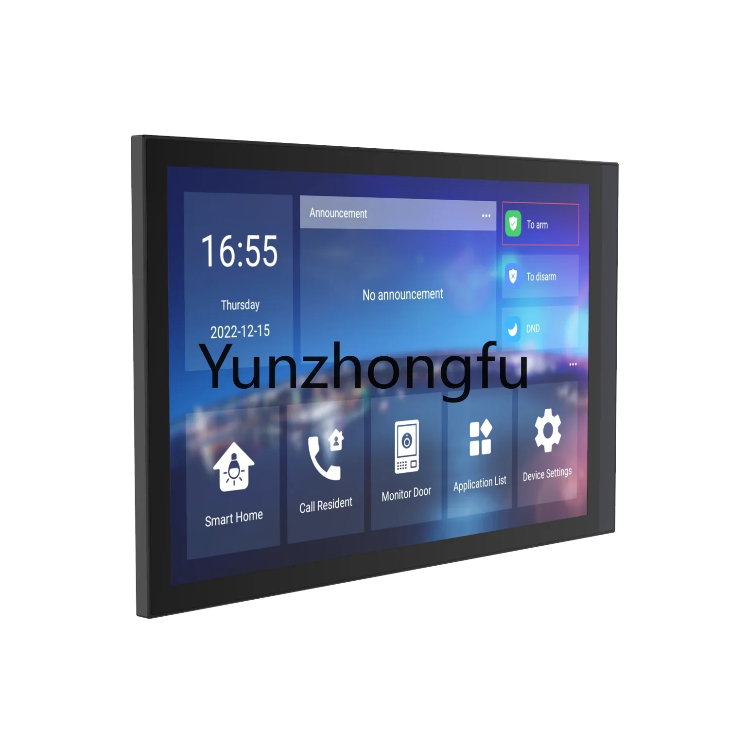 Wall Screen Smartlife Control Panel Android 10 Tablet with 2G RAM Intercom Monitor Support on Vif IPC CCTV Camera VDP