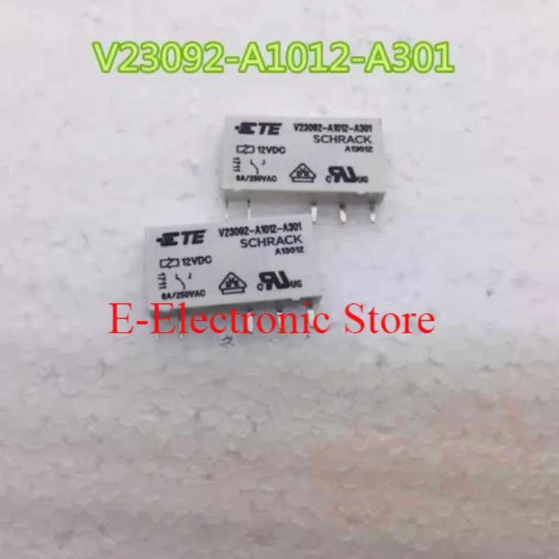 

5PCS/LOT V23092 V23092-A1012-A301 V23092-A1024-A201 12V/24V Slim PCB Relay SNR