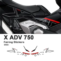 XADV 750 X-ADV 750 For Honda XADV 750 X-ADV 750 2022-2024 Body Decoration Decals Motorcycle Sticker Anti-Scratch PVC Sticker