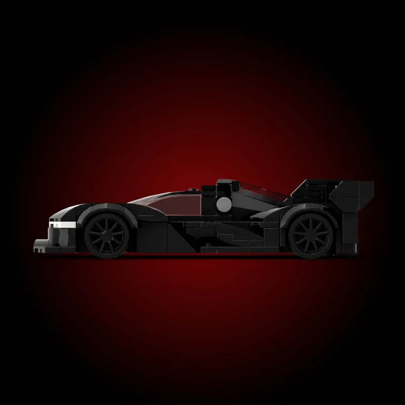 263 PCS 스피드 하이퍼카 GMR-001 하이퍼카 프로토타입 MOC 맞춤형 모듈식 빌딩 블록 창의적인 디자인 DIY 소년 휴일 장난감 선물