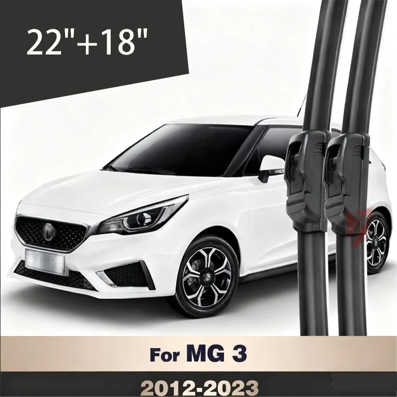 

For MG3 MG 3 2012-2023 2018 2019 2020 2021 2022 RHD LHD Wiper Front Wiper Blades Windshield Windscreen Window Brush 22"+18"