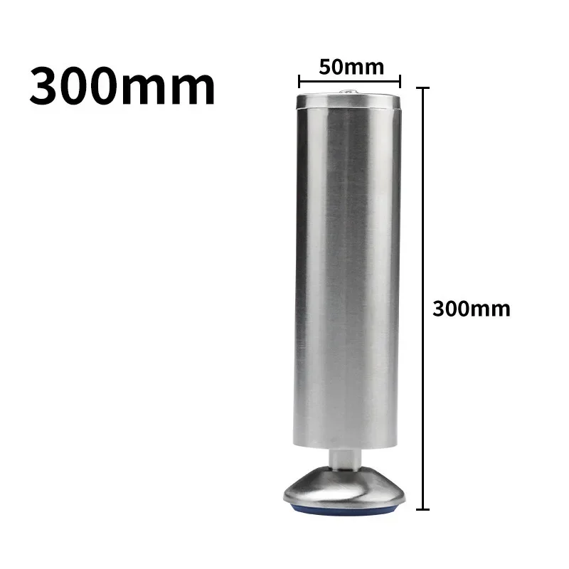 4 sztuk/zestaw regulowane 6-30cm nogi do mebli ze stali nierdzewnej szafka stół Sofa łóżko stopy nogi meblowe stopy części mebli