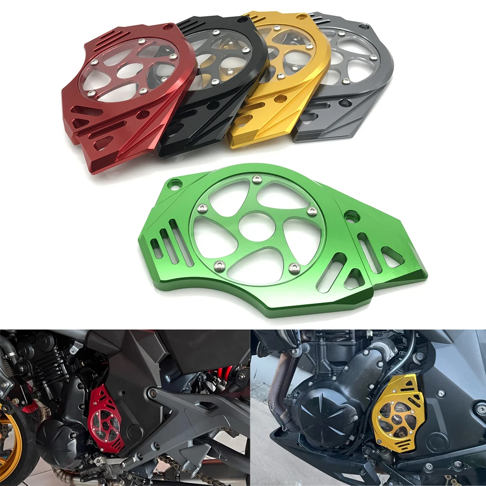 

Motorcycle Front Sprocket Chain Guard Cover Gear Protection Cover For Kawasaki ER6N ER6F ER-6N ER-6F Ninja 650 Versys 650 VN650