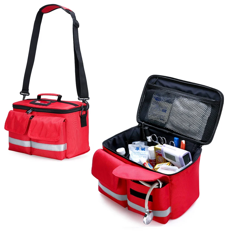 Waterproof Family Medicine Kit Shoulder Medical Bag Empty 2023 New Car Outdoor Portable First Aid Kit Emergency Kit