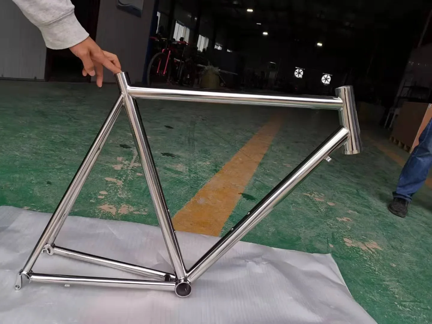 700C Titanium Racefiets Frame C Rem Fietsframe