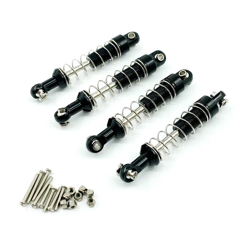 WPL C14 C24 MN D90 D91 D96 D99 D99S MN90 MN98 MN99S 4pcs Metal Shock Absorber Damper RC Car Upgrades Parts Accessories