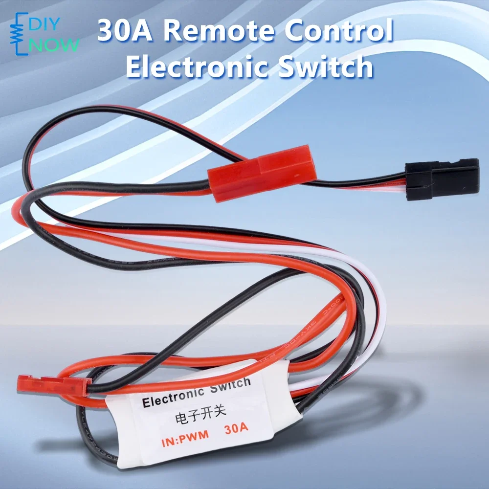2-30A High Current Remote Control Electronic Switch PWM Signal Control for Drone Water Pump RC Boat Aeromodelling