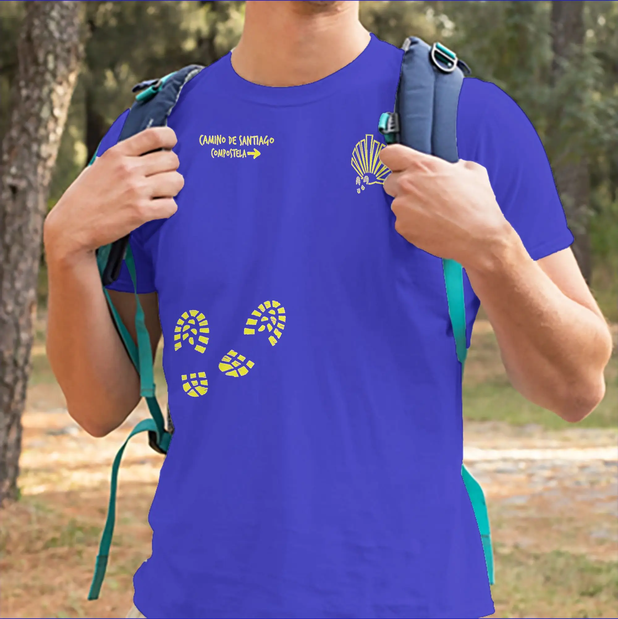 Men Women's El Camino De Santiago St James Way T Shirts  100% Cotton Clothes Novelty Crew Neck Tees Plus Size T-Shirts