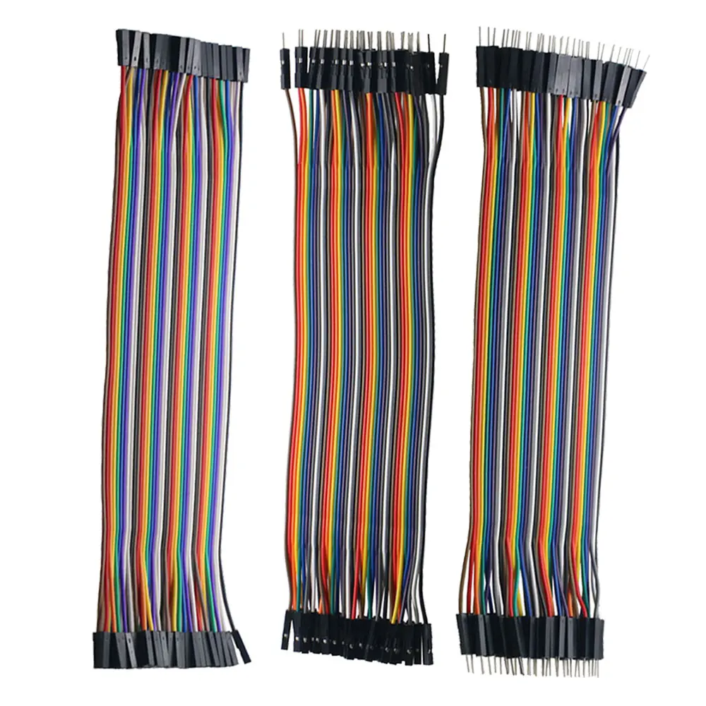 10CM 15CM 20CM/30/40CM Dupont Line Female To Female Male To Female Male To Male Jumper Wire Dupont Cable Connecting Wire DIY KIT