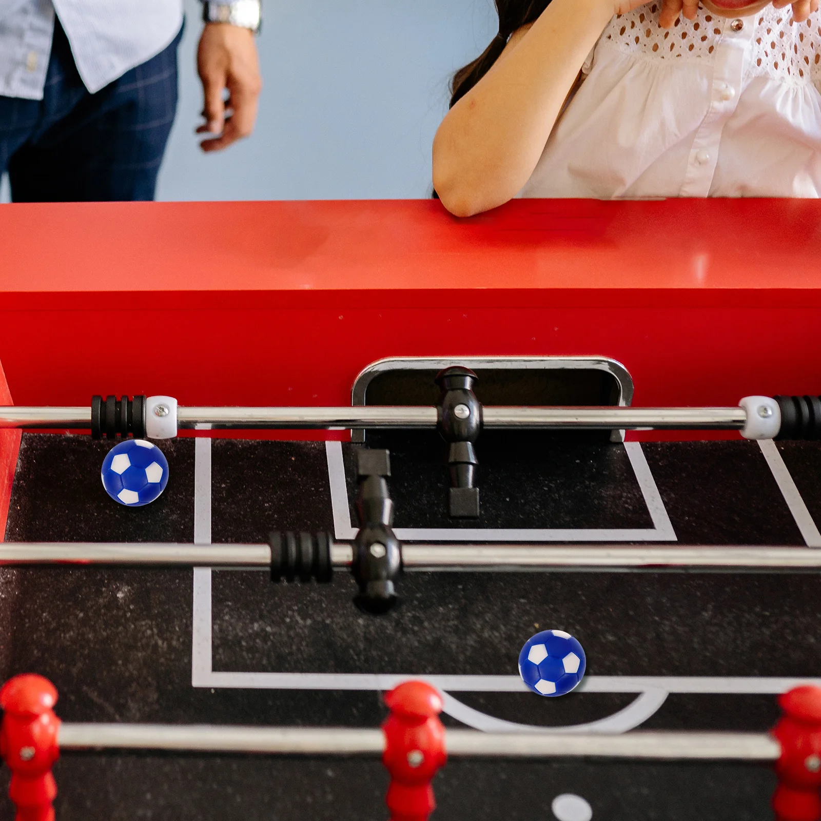 

12Pcs Desk Soccer Game Balls Desktop Football Accessories Superior Durability Foosball Table Balls for Social Gatherings Fun