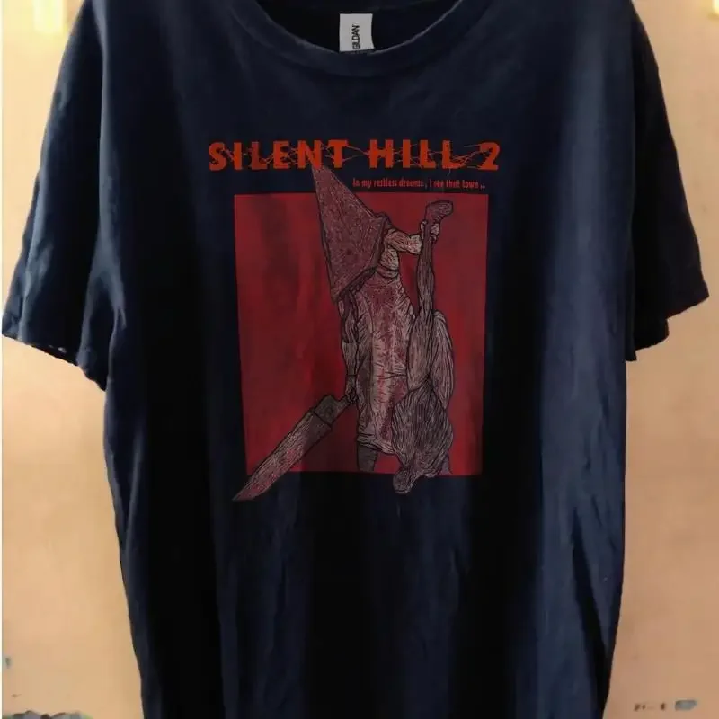 

Рубашка из фильма ужасов Silent Hill 2, унисекс для мужчин и женщин KV26411