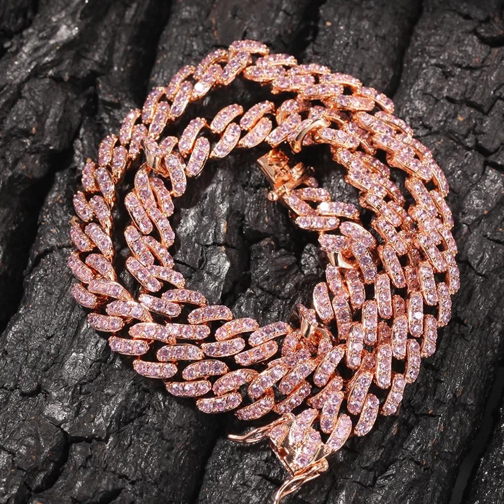 

1Pcs Cuban Chain Male Bracelet Hard Alloy Durable Creative Unique Hand Rope Stylish Wrist Decoration Gift Male Bracelet