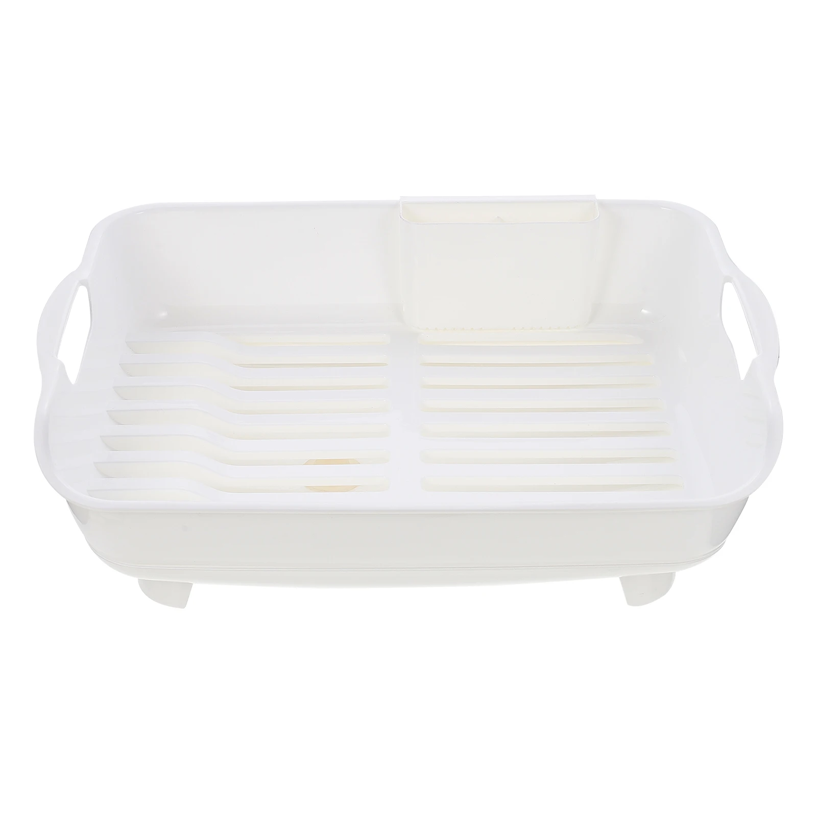 

Plastic Dish Drying Rack Single Layer Detachable Kitchen Household Strainer Plate Cutlery Holder Utensil Storage Drainer Rack
