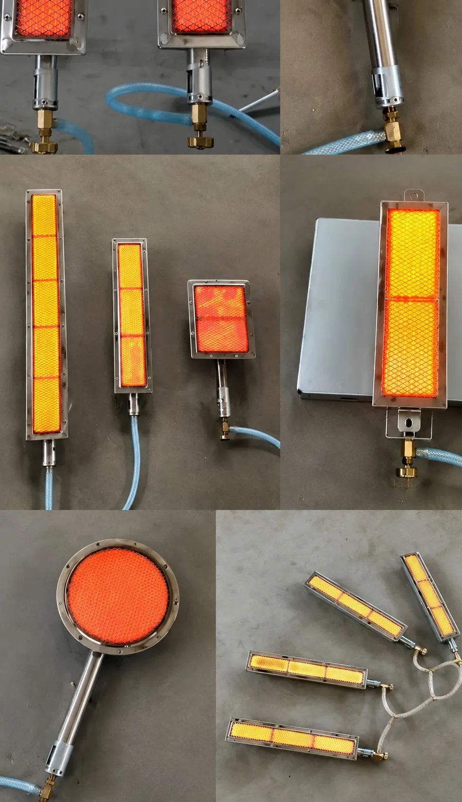 Top Quality Barbecue Infrared Ceramic Burner Stainless Steel Ceramics Gas Burner BBQ Alumunium Alloy Infrared Burner With Nozzle