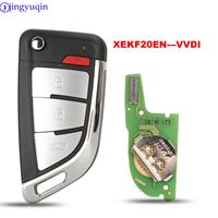 Xhorse jingyuqin XEKF20EN VVDI Key With Super Remote XT27 Chip For VVDI Key Tool MINI Max 4BUTTONS