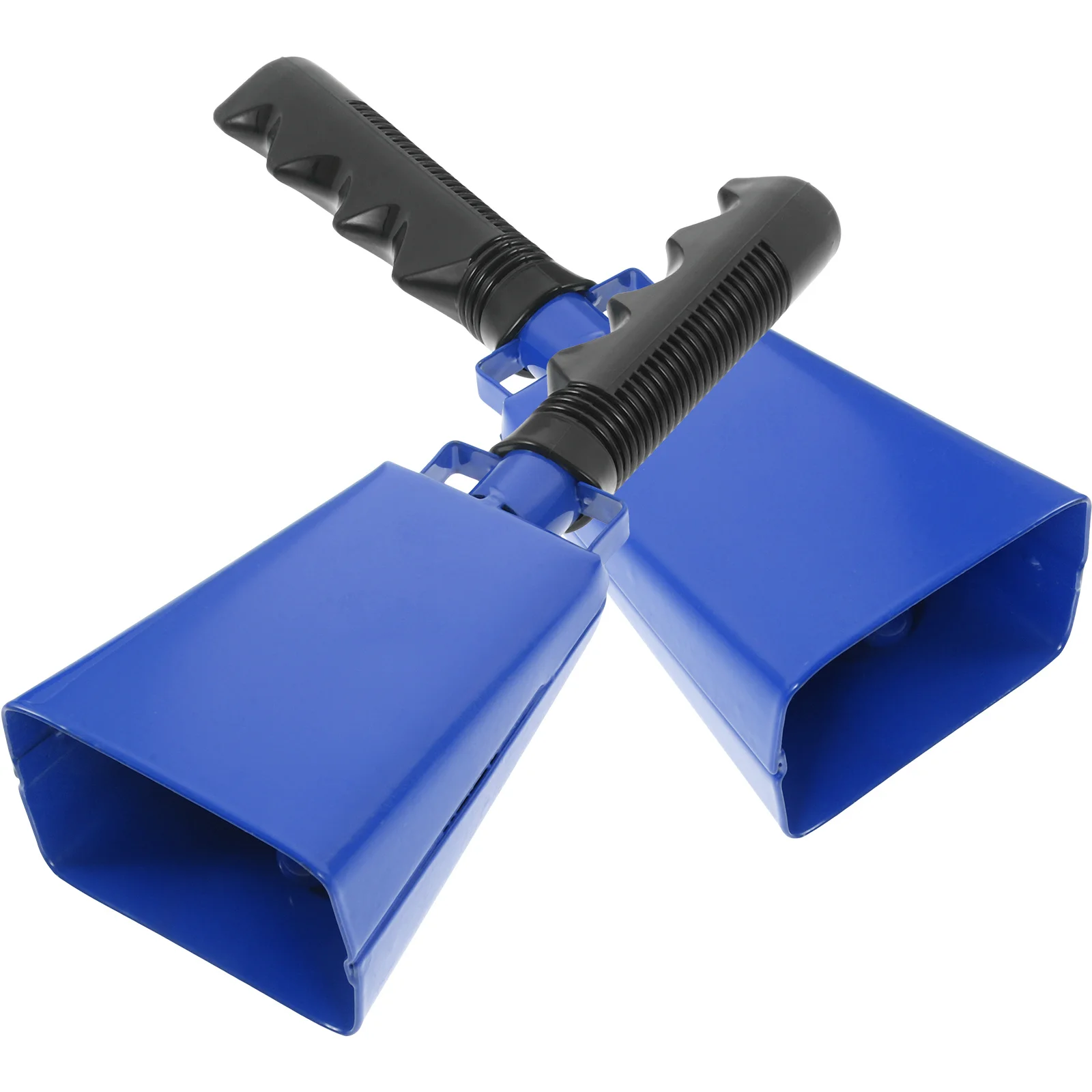 

2Pcs Handheld Cow Bells Noise Makers Comfortable Grip for Football Noise Maker Sporting Event Loud Party Cheering Bells