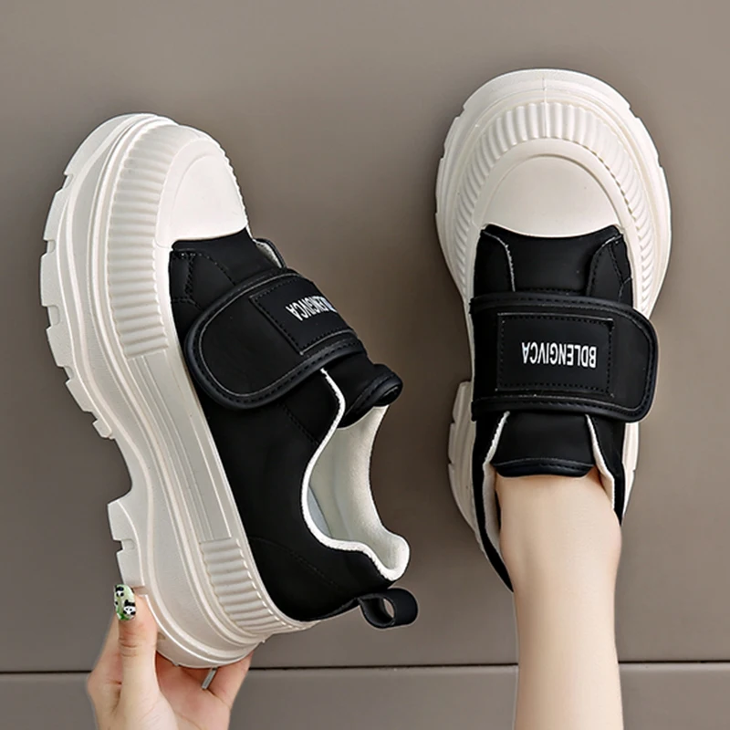 Women 7 CM Platform Sneakers Casual Fashion Sports Shoes Comfortable Outdoor Flats Shoes Running Tennis Sneaker For Female 35-40