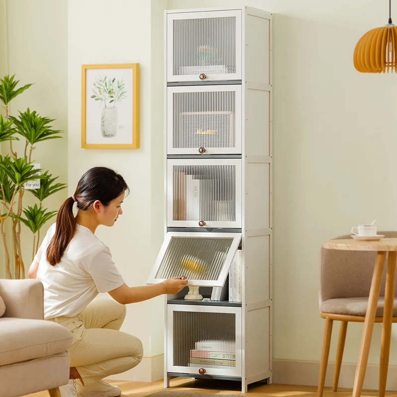 رف الكتب من الأرض إلى السقف، خزانة كتب للأطفال، غرفة معيشة بسيطة، خزانة منزلية، تخزين غرفة النوم #4