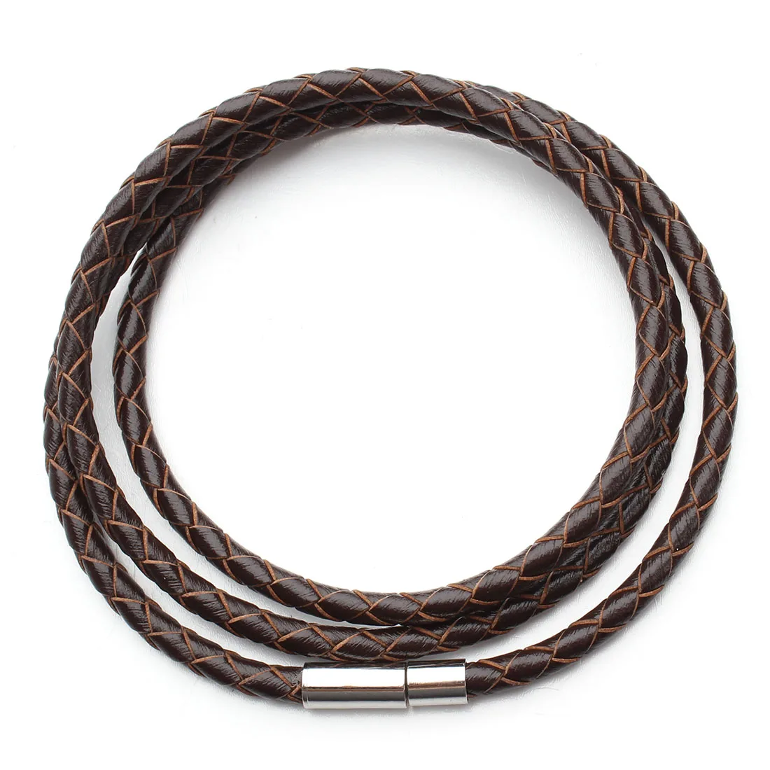 

Xinyao Fashion 100% Genuine Braided Leather Bracelet Men Women Magnetic Clasps Charm Bracelets Pulseras Male Female Jewelry