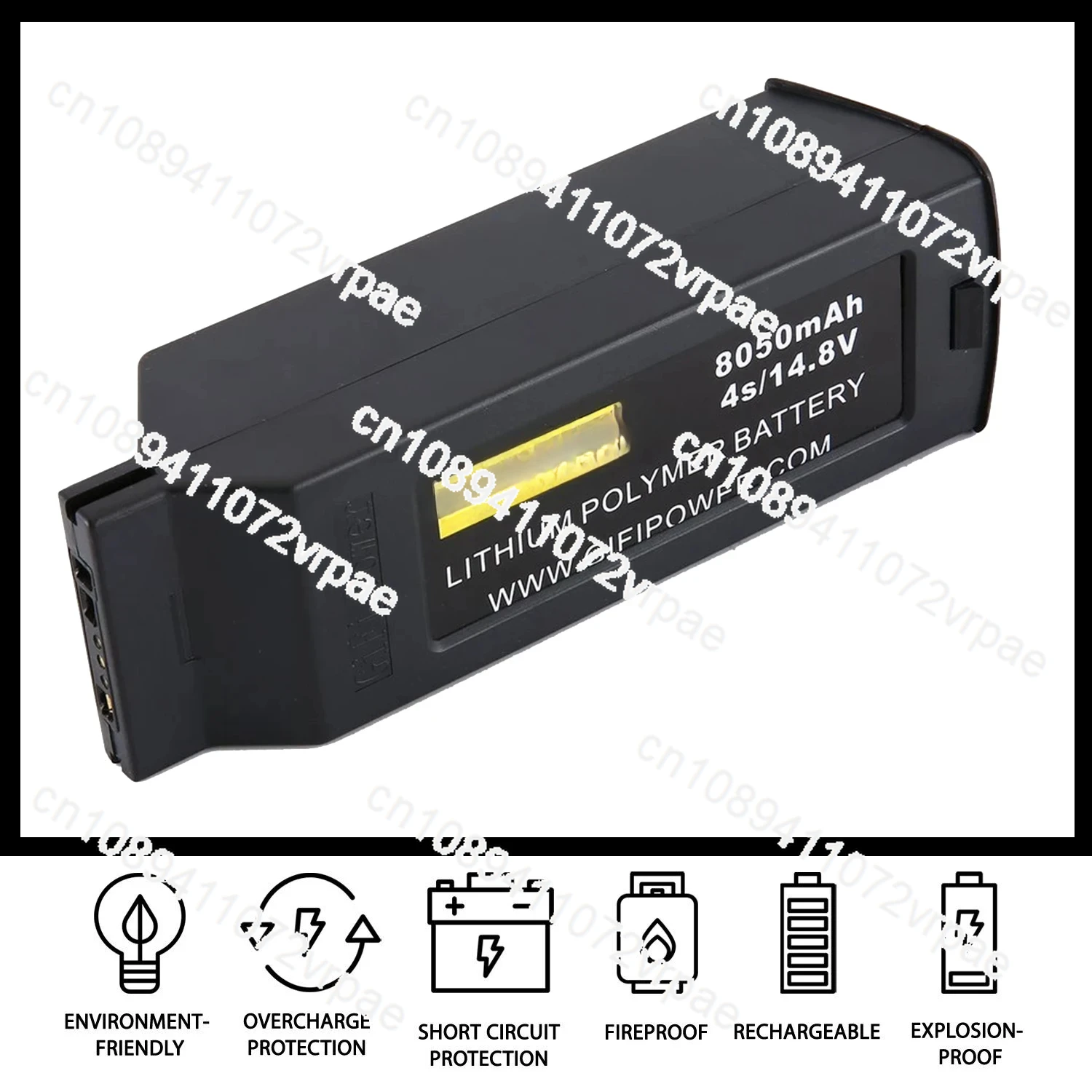 14,8 В, 8050 мАч, аккумулятор большой емкости 14,8 В, 4S, обновленный сменный аккумулятор Lipo для Yuneec Typhoon H H480