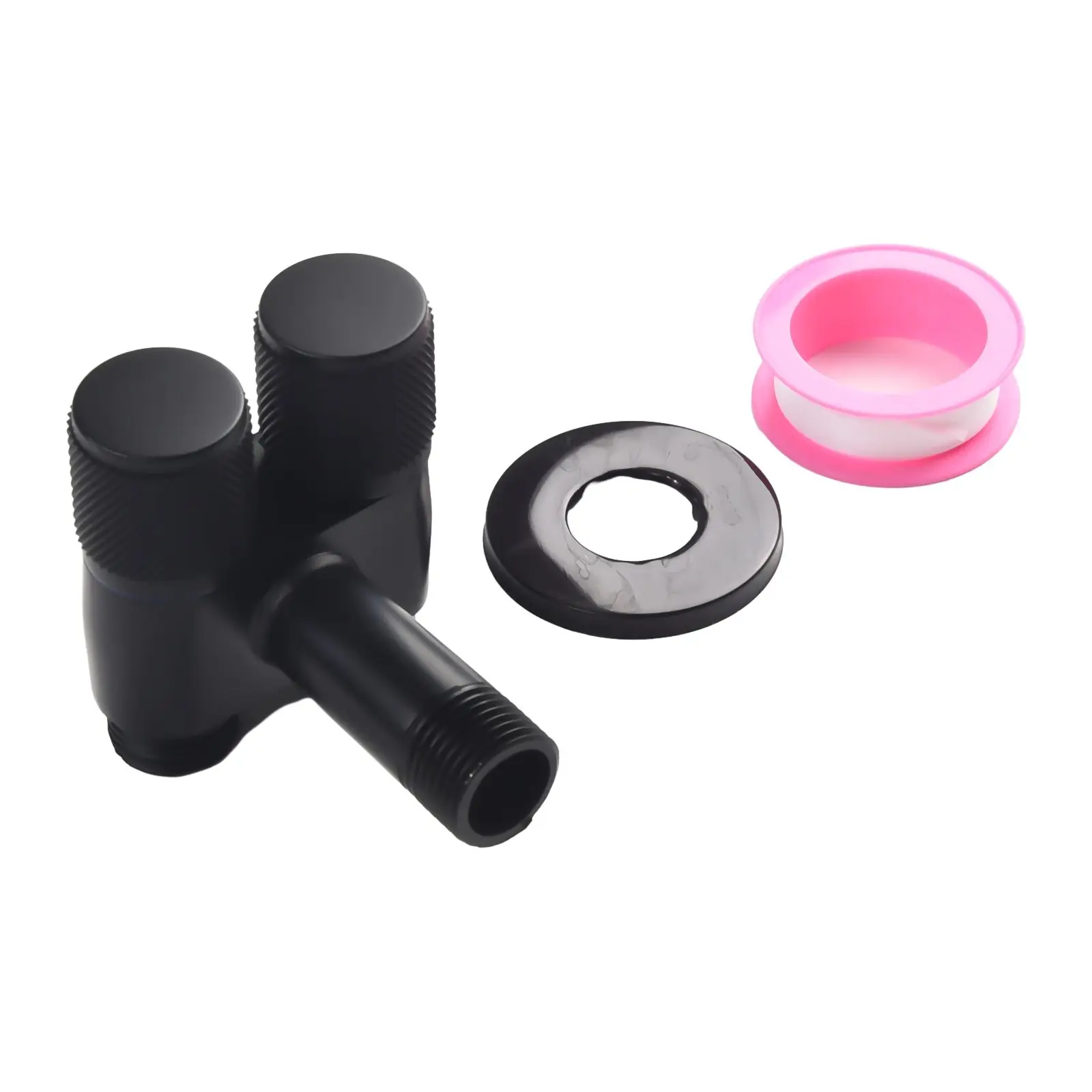 G12 1 In Two Out Washing Machine Faucet Valve with Double Control and Dual Socket for Bathroom Toilet and Kitchen Basin