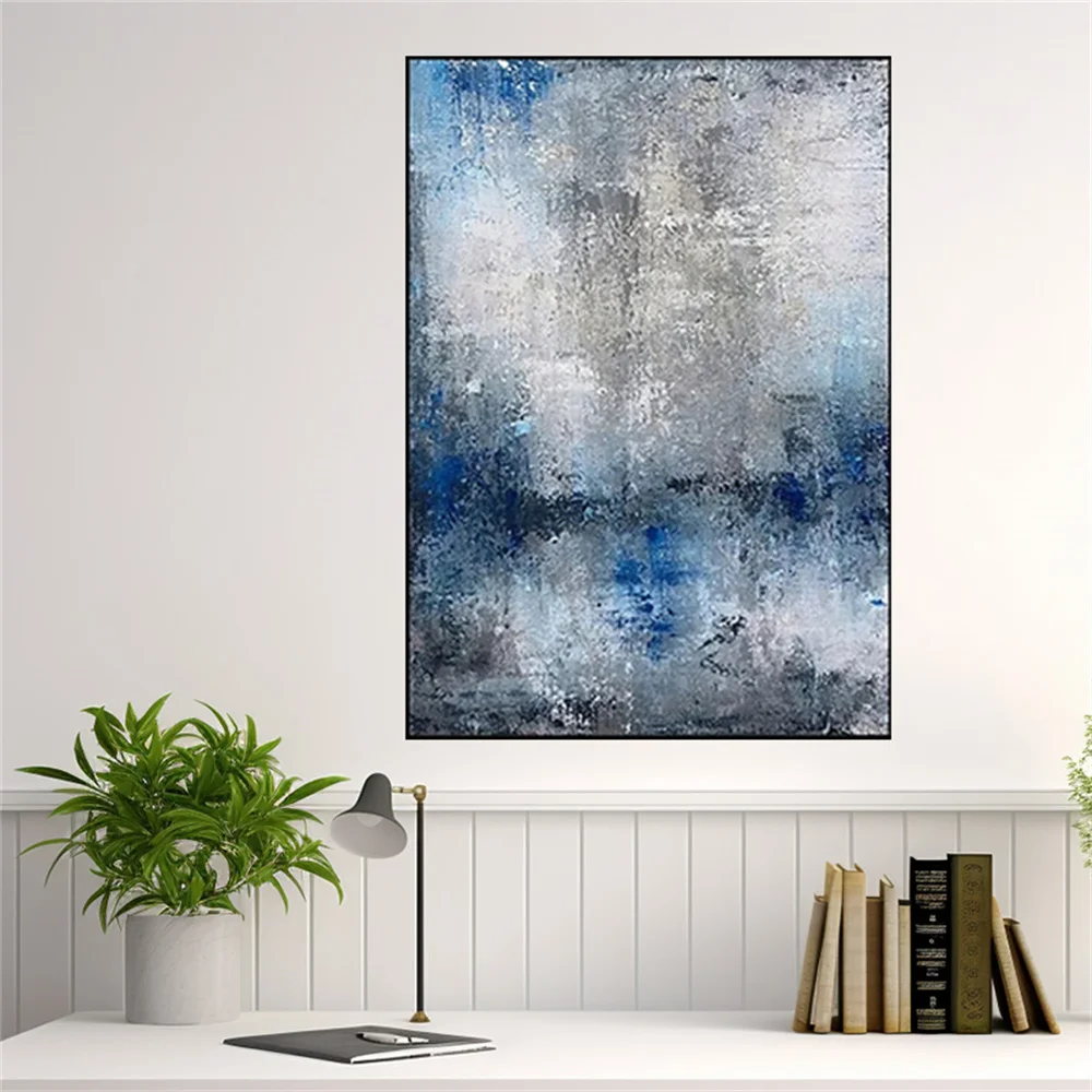 

Handmade Multi Color Oil Painting Abstract Bright City Impression Wall Picture Hand-Painted Poster Home Decor Artwork Canvas Art