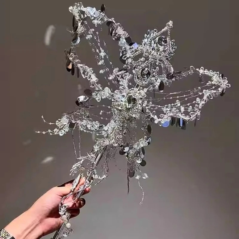 

[Light chasing butterfly] Scepter hand bouquet Western bridal bouquet wedding handmade wedding gift