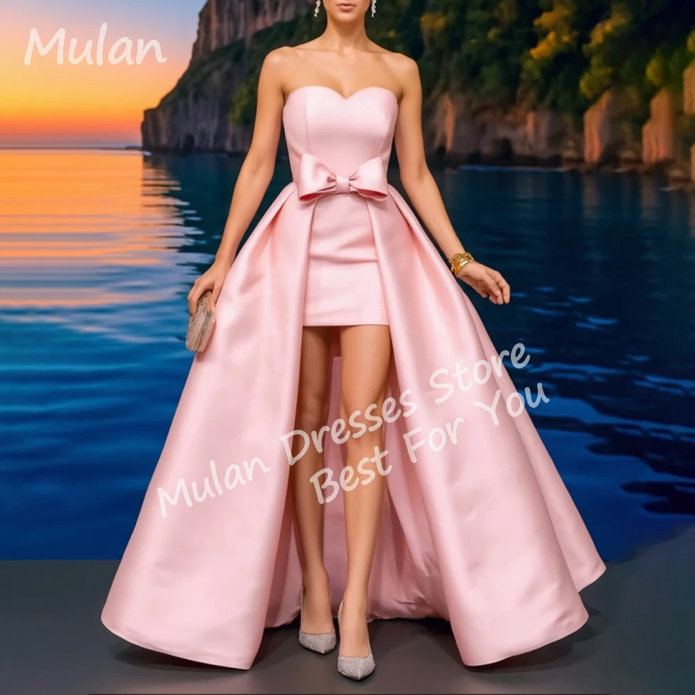 

Customized Elegant Long Pink Evening Dresses for Women Sweetheart Floor-Length A-Line Special Event Prom Party Dress 2026