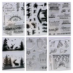 New German Clear Stamp / Seal For DIY Scrapbooking / Album Decorative Clear Stamp Sheets A5103