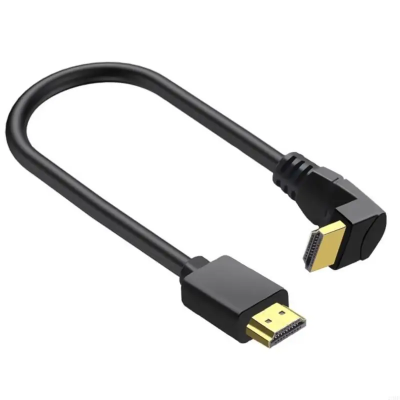 28TE Эффективный HDMI2.0 Кабельный мужский к мужскому прамутному углу для ноутбука, 4K -дисплея