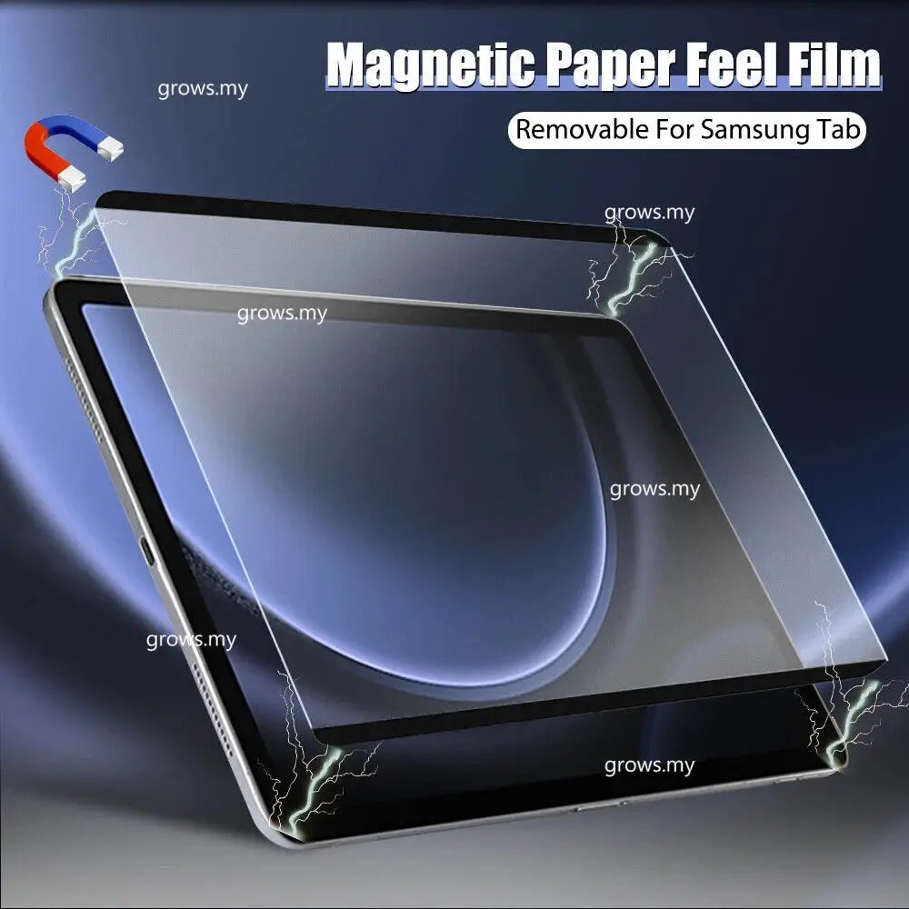 Magnetic Matte Paper Film Screen Protector For Sumsung Galaxy Tab A9 A9 Plus A9+ 11" SM-X216 5G A9 8.7"X110